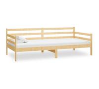 Structure de lit - résistant et durable - Cadre de Lit de jour - 1 Personne - sans matelas - bois de pin massif 90x200 cm @51184far9