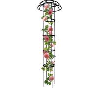 Structure de plantation de vigne, treillis en pot, poteau de vigne, cadre de jardin de fleurs, système d'accessoires d'extérieur, poteau de champignon en métal, poteau de légumes, poteau de patio