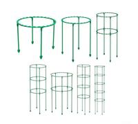 Structure de support pour plantes avec anneaux connectables et tiges d'extension pour l'entraînement des plantes grimpantes en intérieur et en extérieur (85 cm)