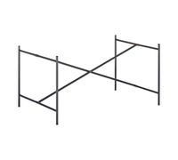 Structure de table Eiermann 2 centré 135x78x66cm