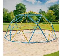 Structure d'escalade 360x360x180cm DomeClimber Enfants Dôme à grimper Geodome 12FT - bleu/jaune
