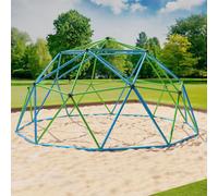 Structure d'escalade 360x360x180cm DomeClimber Enfants Dôme à grimper Geodome 12FT - bleu/vert