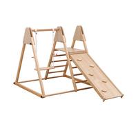 Structure d'escalade intérieure HOME DELUXE IDA - Avec toboggan et balançoire
