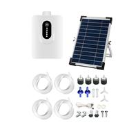 Structure du ventilateur O2 pour étang, alimentation photovoltaïque, mise en évidence avec batterie intégrée pour une aération continue jour nuit 72 fois douze cents réservoirs de poissons d'ornement