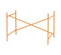 Structure Eiermann 1 excentrique 110x66x66cm