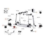 Structure inférieure droite pour porte-vélos CARRY BIKE VW T5PRO FIAMMA - Réf 98656-952
