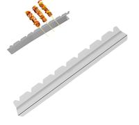 Structure pour barbecue - 24 x 5 x 5 cm / 37 x 5 x 3,5 cm - Pour brochettes de barbecue en acier inoxydable | Shish Rack, accessoires pour gril, support pour shish kebab, support large pa