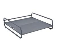Structure pour fauteuil et pouf de salon de jardin modulable gris - Mixi