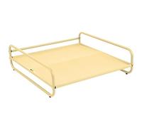 Structure pour fauteuil et pouf de salon de jardin modulable jaune - Mixi