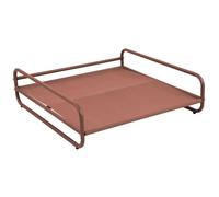 Structure pour fauteuil et pouf de salon jardin modulable terracotta - Mixi