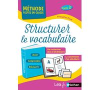 Structurer le vocabulaire - Cycle 2: Cycle 2 CP/CE1/CE2