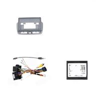 Structures pour Tableaux de Bord Convient pour Seat Ibiza 2008-2015 : Cadre de façade d'autoradio multimédia 9 Pouces, Panneau Montage sur Tableau Bord, câble Canbus
