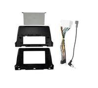 Structures Tableaux Bord Cadre D'autoradio 10 Pouces Kit De Tableau Bord Stéréo Android Panneau De Navigation pour Kia pour Seltos 2020 GPS Garniture D'installation(B Frame Set)