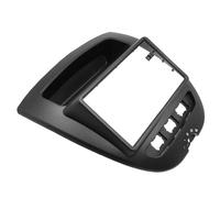 Structures Tableaux Bord Cadre D'autoradio Double 2 Din pour Toyota pour Aygo pour Citroën C1 pour Peugeot 107 2005-2014 Kit Bord Fascia Panneau Radio DVD Couverture Stéréo