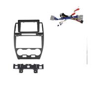 Structures Tableaux Bord Façade D'autoradio 2 DIN 9 Pouces pour Land Rover pour Freelander 2 2006-2012 Kit De Montage pour Tableau De Bord avec Lecteur Vidéo Et Audio(Frame Cable)