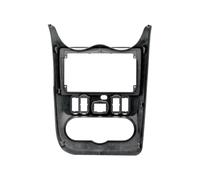 Structures Tableaux Bord Façade D'autoradio 2 DIN pour Dacia pour Duster pour Logan 2008-2012 Adaptateur Double Cadre Panneau CD Garniture Tableau Bord(Black)