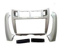 Structures Tableaux Bord Façade D'autoradio 9 Pouces pour Toyota pour Yaris XP90 pour Vitz pour Platz 2005-2012 2DIN Faisceau Câblage Adaptateur d'alimentation Panneau Stéréo(Frame-1)