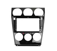 Structures Tableaux Bord Façade Voiture 9 Pouces pour Mazda 6 2004-2015 Panneau Stéréo Tableau Bord Cadre Double DIN Climatisation Intégrée Câble d'alimentation Canbus(Frame)