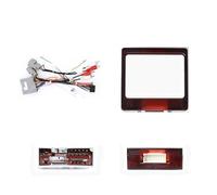 Structures Tableaux Bord Faisceau De Câblage pour Système De Navigation De Voiture Ford Fusion pour Mondeo pour Mustang 2009-2012 avec Lecteur GPS Cadre en Plastique(Line Protocol Box)