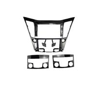 Structures Tableaux Bord Kit Montage De Panneau Façade Adaptateur Cadre De Voiture 9 Pouces pour Autoradio Android Compatible pour Hyundai pour Sonata 8e Génération 2011-2015(Frame)