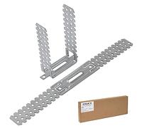 STRÜBER Lot de 100 suspensions directes (125 mm/100 pièces) - Épaisseur 0,8 mm - Pour profilés CD 60/27 et lattes en bois - Accessoires pour cloisons sèches