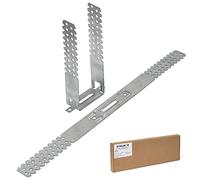 STRÜBER Lot de 100 suspensions directes (175 mm/100 pièces) - Épaisseur 0,8 mm - Pour profilés CD 60/27 et lattes en bois - Accessoires pour cloisons sèches