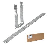 STRÜBER Lot de 100 suspensions directes (200 mm/100 pièces) - Épaisseur 0,8 mm - Pour profilés CD 60/27 et lattes en bois - Accessoires pour cloisons sèches