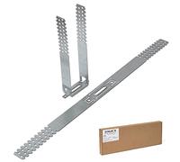 STRÜBER Lot de 100 suspensions directes (225 mm/100 pièces) - Épaisseur 0,8 mm - Pour profilés CD 60/27 et lattes en bois - Accessoires pour cloisons sèches