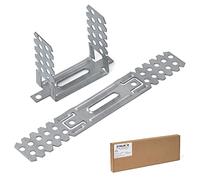 STRÜBER Lot de 100 suspensions directes (75 mm/100 pièces) - Épaisseur 0,8 mm - Pour profilés CD 60/27 et lattes en bois - Accessoires pour cloisons sèches