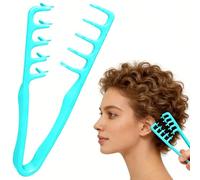 STRUKTURPASTE Peigne à cheveux texturé - Peigne à cheveux texturé - Peigne de coiffage - Outil de volume pour les racines des cheveux - Avec racines de la frange - Pour homme et femme