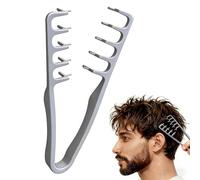 STRUKTURPASTE Peigne Cheveux À Texture Pliable,Peigne Texture Homme Dent Large,Outil Volumisant les Racines, Accessoire Peignes Coiffants Cheveux, pour Un Toilettage Volumineux et Précis