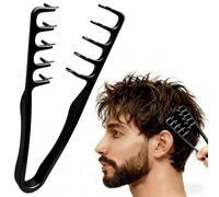 STRUKTURPASTE Peigne Cheveux À Texture Pliable,Peigne Texture Homme Dent Large,Outil Volumisant les Racines, Accessoire Peignes Coiffants Cheveux, pour Un Toilettage Volumineux et Précis