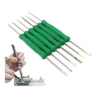 Strumenti Per Saldatura: Set In Acciaio Da Sei Pezzi, Ausilio Per Circuiti Di Precisione, Raschietto Per Dissaldatura Manuale | Riparazione Laptop Schermo Telefono Scheda