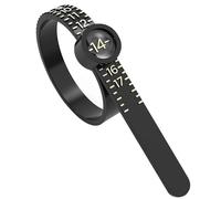 Strumento ad anello di misurazione del sizer - set di misurazione 'anello sizer, anello sizer con finestra ingrandita | Sizer per gli strumenti di gioielli di dimensioni 1-17, Siehe Beschreibung, Voir