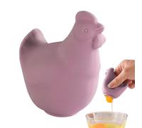 Strumento Separatore Uova | Accessorio per Filtrare Tuorli,Divisore Alimentare In Silicone Bianco Cibo Da Cucina Per Chef Dolcieria Ristorante