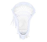 Strung Unstrung Lacrosse Head, Lacrosse Stick, Nylon Head Strung, with Memory Mesh, for Competition Offensive Defensive Strategies White (Blanche)