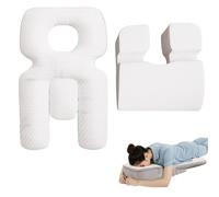 strusery Oreiller face vers le bas pour dormir - Soutien confortable pour les dormeurs sur le ventre, idéal pour la récupération chirurgicale des yeux et la vitrectomie, oreiller sujet au massage à