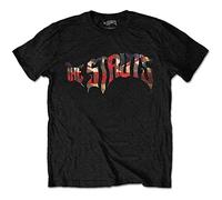Struts the - T-Shirt # S Unisex Black # Union Jack Logo [Import]