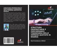 Struttura Proprietaria E Performance Finanziaria Delle Imprese Quotate In Nigeria