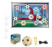 Stryka Skillzone - Jeu de précision de Football, buts Pliables en Flanelle for intérieur/extérieur, avec 1 Ballon, développe la Coordination œil-Main(Yellow,150 * 100cm-a)