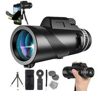 Stscope 360 Monocular, High Power Telescope with Phone Adapter, Tripod & Hand Strap, BAK4 Prism & FMC Lens, Lightweight Portable for Adults, Bird Watching, Camping, Hiking, Travel, Concert