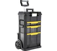 STST1-70344 Stanley Rollende Werkstatt 2-in-1, Trolley-Koffer, Schwarz, Gelb Boîte à outils vide