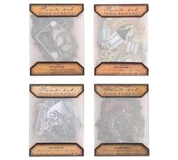 Sttejlbho 120 Pièces Steampunk Junk Journal Fournitures Album de Scrapbooking Vintage pour Kit de Journalisation