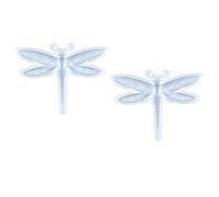 Sttejlbho 2 Pièces Moule en Silicone Libellule Grand Moule en Forme de Libellule en Résine Époxy Moules 3D Uniques Pendentif Animal Moule à Suspendre au Mur