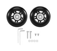 Sttejlbho Ensemble de 2 Valises de Rechange pour Valise à Bagages, Essieux et RéParation de Clé OD 68Mm