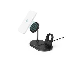 Sttion ch. ss fil 3 en 1 "MagCharge Multi", pr iPhone, Compatible Apple Airpods, Watch