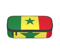 sttung Drapeau du Sénégal Imprimer Sourcil Crayon Cosmétique Sac de Rangement avec Multiples Compartiments pour Voyage, Noir , Taille unique