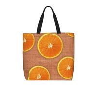 sttung Grand sac fourre-tout de plage pour femme avec imprimé citrons et oranges - Sac à main réutilisable pour voyage, gym, sorties décontractées