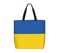 sttung Grand sac fourre-tout de plage pour femme avec imprimé drapeau de l'Ukraine - Sac à main réutilisable pour voyage, gym, sorties décontractées