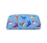 sttung Hockey Elements Creative Print Élégant Sac de Rangement Maquillage Multifonctionnel Portable Voyage Sac de Rangement, doré, Taille unique